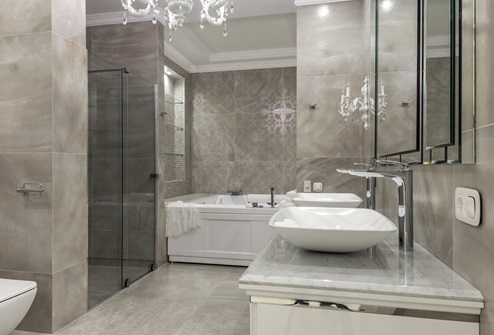 Bathroom interior and furnishings