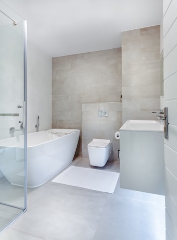 a clean bathroom