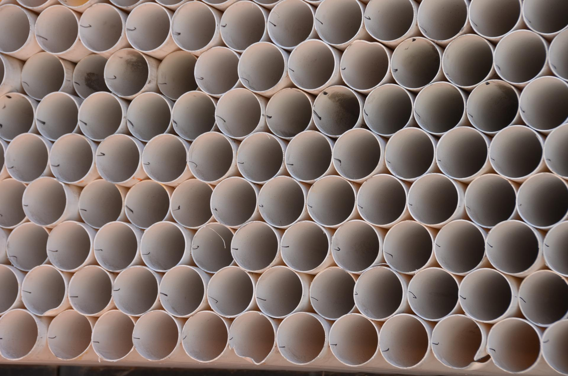 PVC pipes