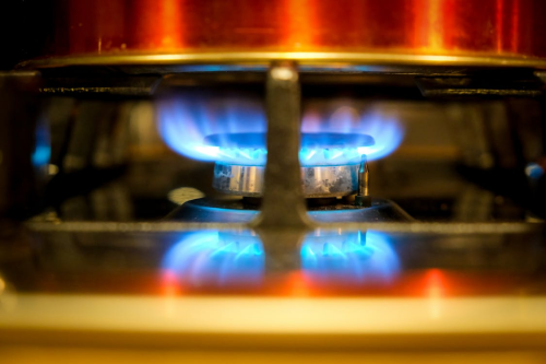 An image of a gas stove